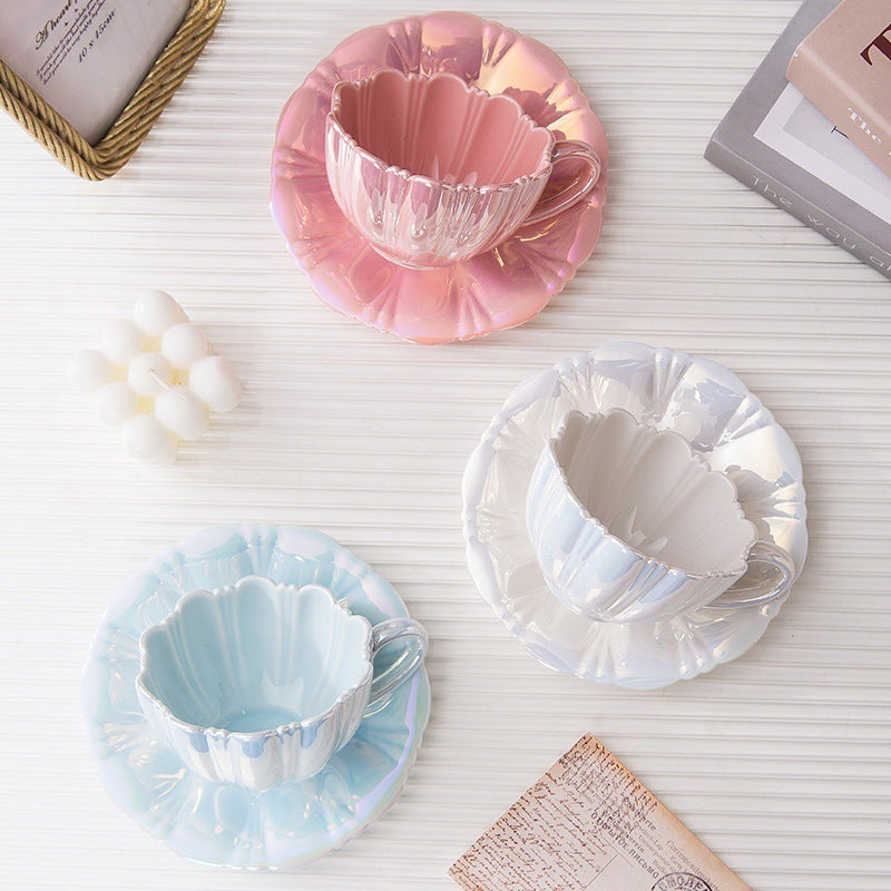 Delicate Afternoon Tea Ceramic Cup And Plate