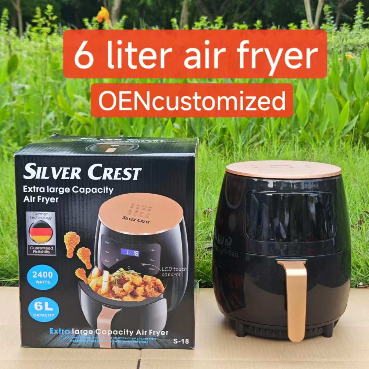 Multi-function Smart Touch Screen Air Fryer Large Capacity Electric Fryer