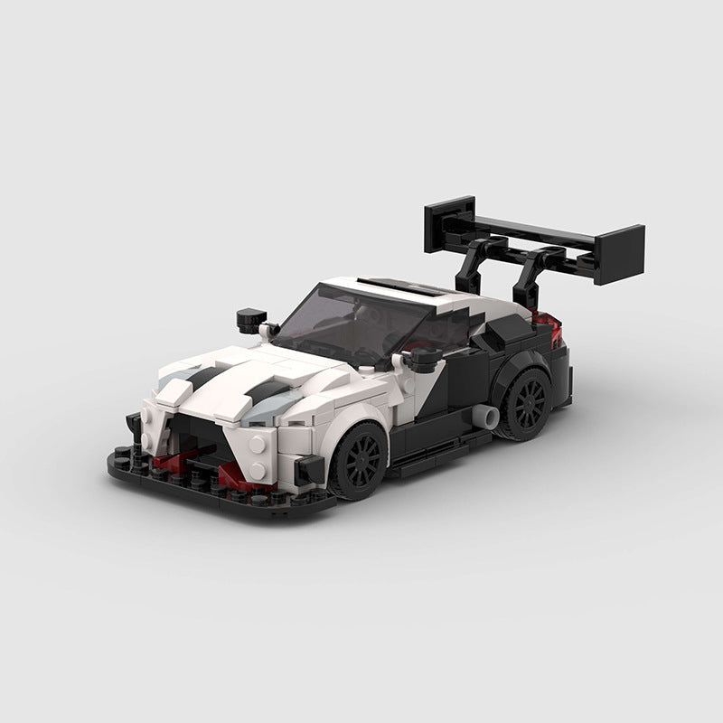 Running Car Building Blocks Small Particles MOC Educational Technology DIY Toys