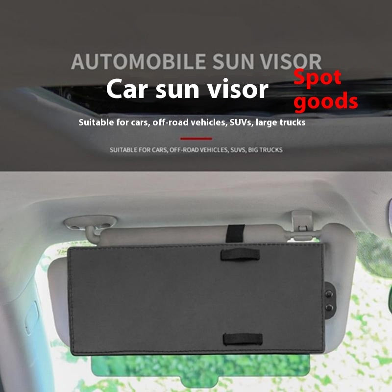 Portable Automobile Baffle Retractable Eye Protection Anti-glare Car Sun Shade