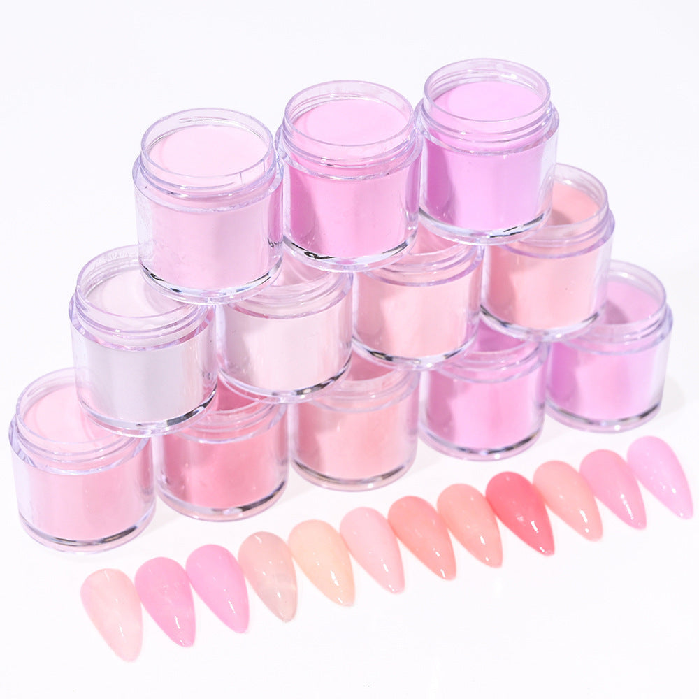 4 Colors Suit Nail Shimmering Powder DIY Handmade Manicures Decoration