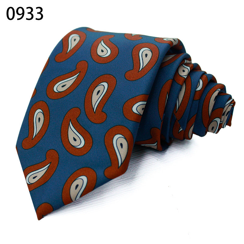 Fashion Polyester Silk Printed Men's Casual Tie