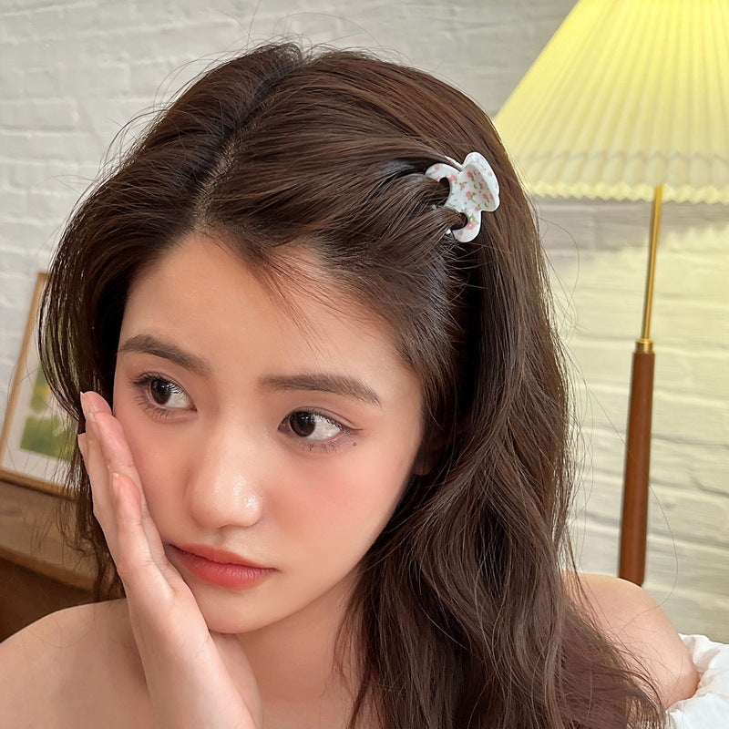 Women's Simple Vintage Print Hair Clip