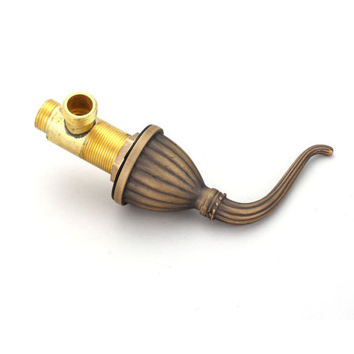 Antique Bathtub Double-handle Three-hole Mixing Faucet