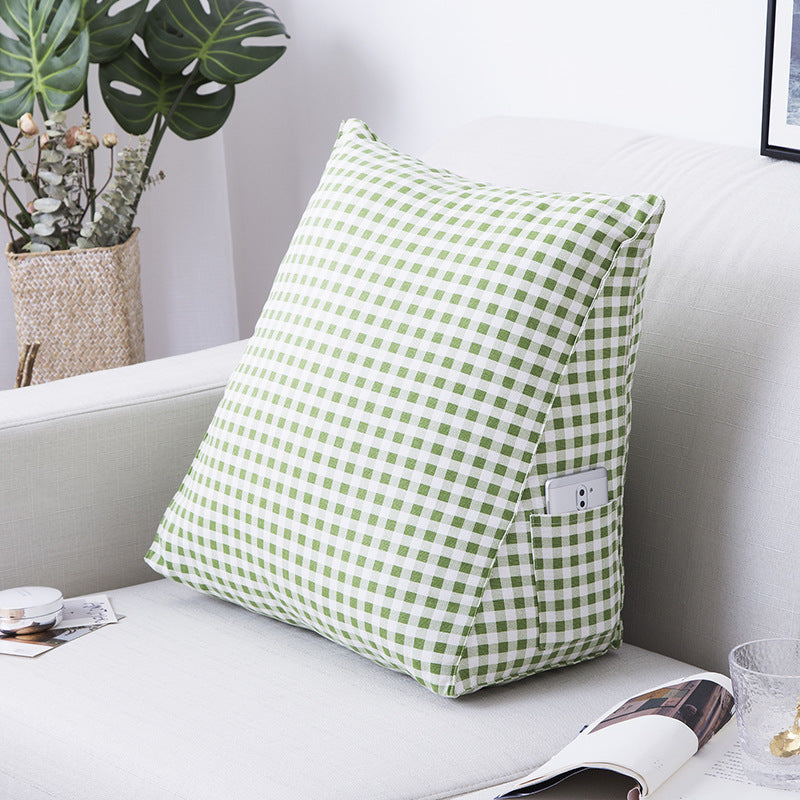 Japanese Style Cotton Canvas Pillow Cartoon Backrest