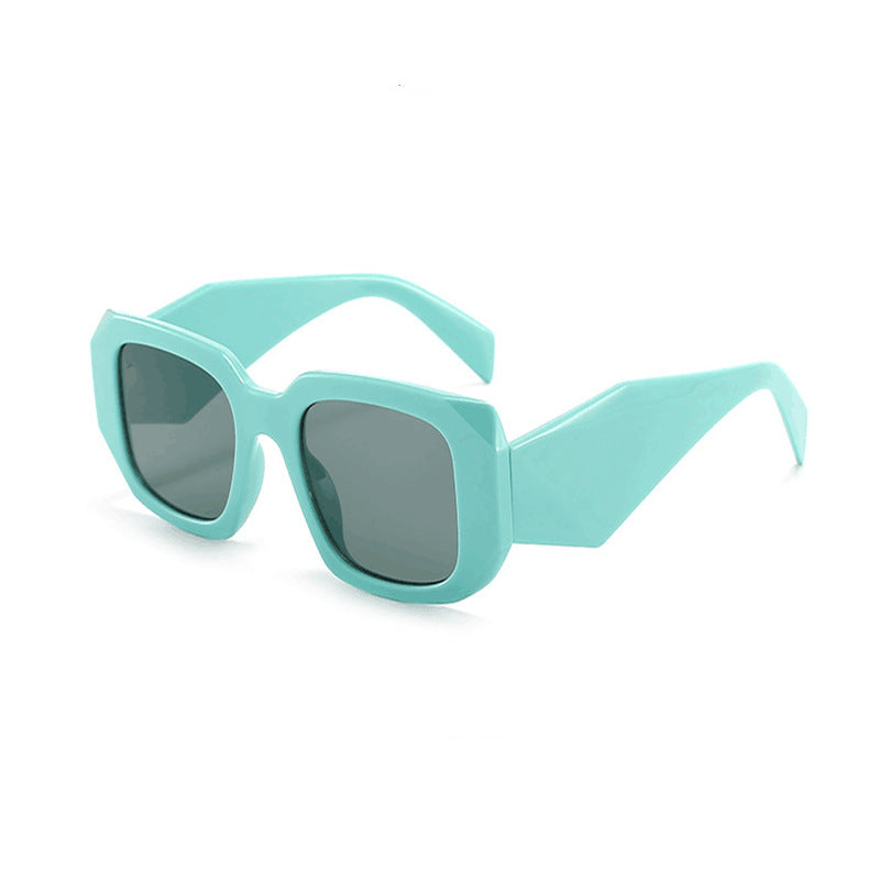 Black Sunglasses Irregular Personality Frame Net Red