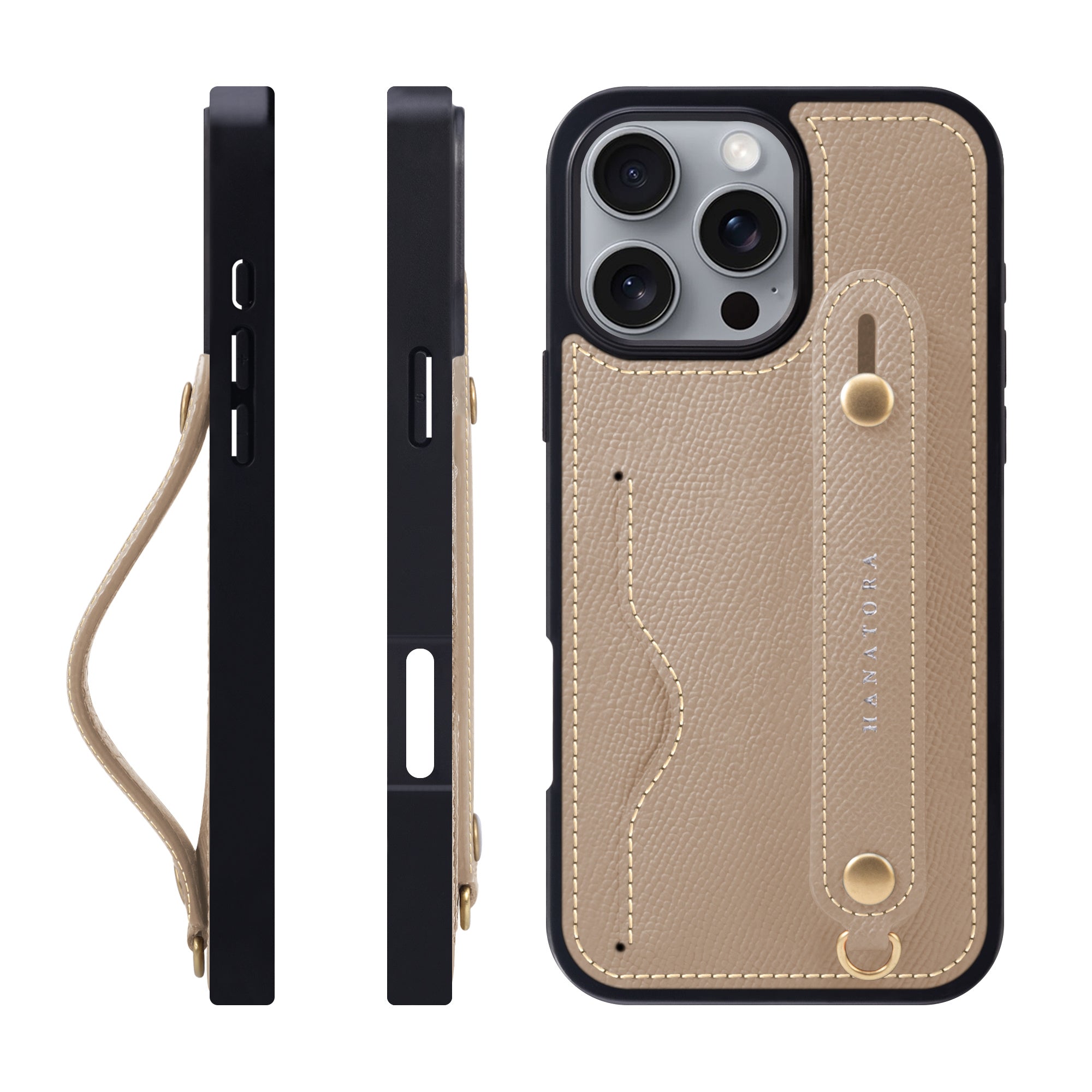 First Layer Cowhide Suitable For IPhone16 Phone Case With Bracket
