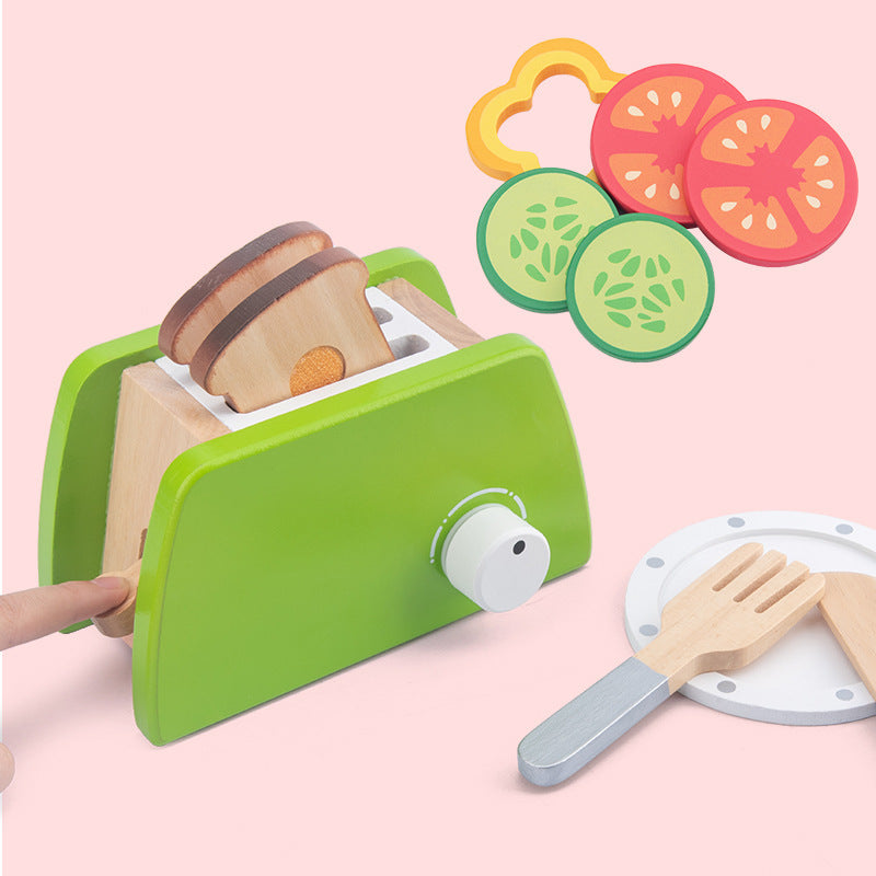 Children's Fruit And Vegetable Toy Set Play House Wooden Fruit And Vegetable Model Salad Tableware