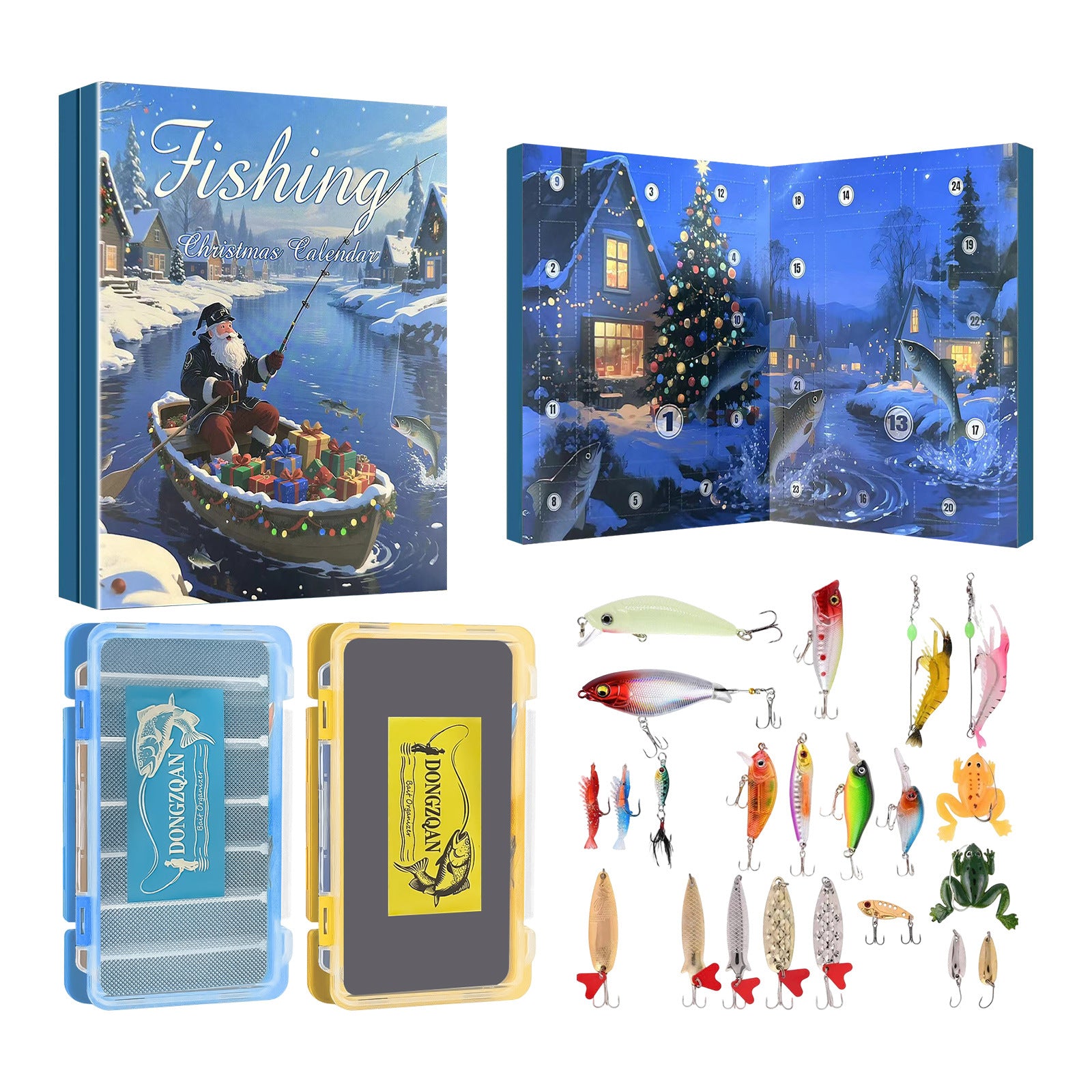 Fishing Lure Blind Box Christmas Countdown