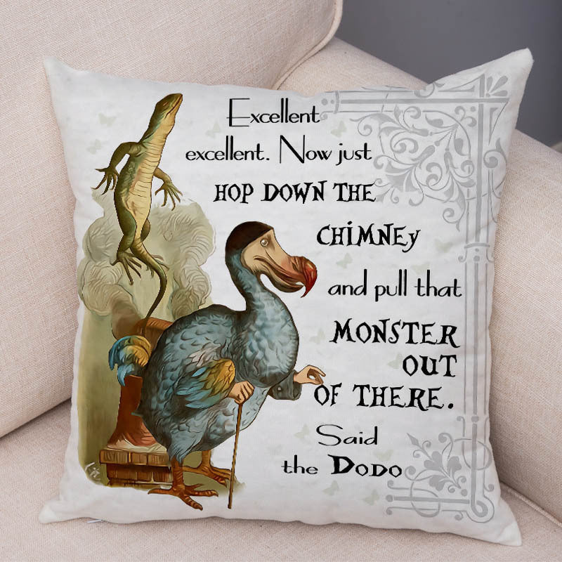 Cartoon Animal Home Sofa Pillow Cushion Cover Digital Printing