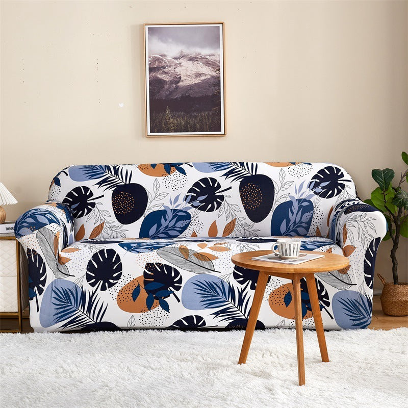 Elastic All-inclusive Milk Silk Printed Sofa Cover Universal