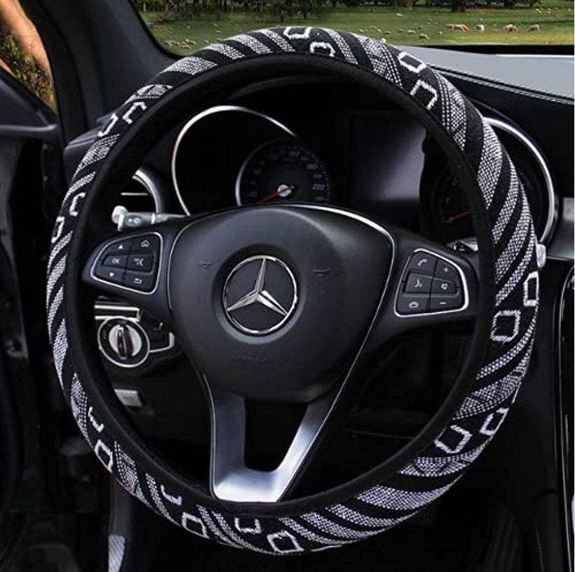 Winter Short Plush Warmth Steering Wheel Non Slip Cover