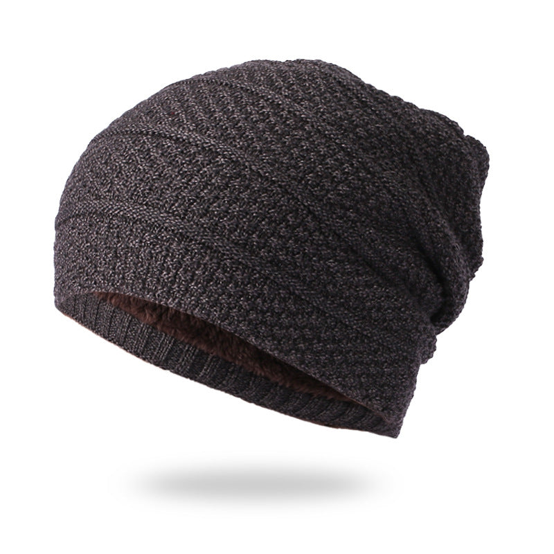 Knitted Warmth And Velvet Padded Ear Protection Toe Cap