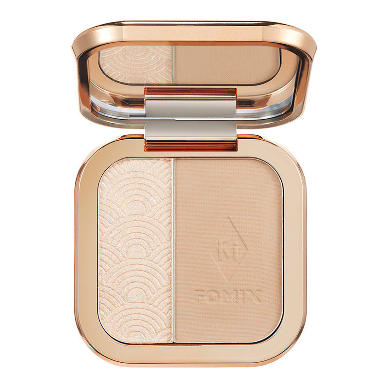 Two-color Highlight Repair Makeup Palette
