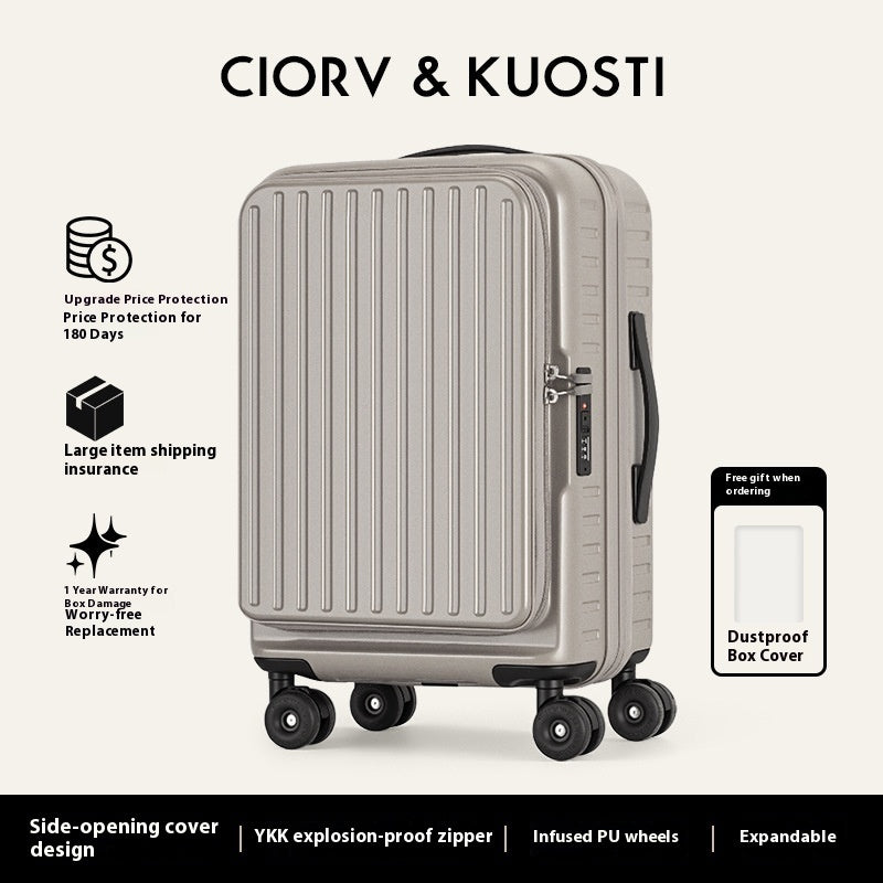 Boarding Password Travel Expandable Large Capacity Side Open Trolley Case