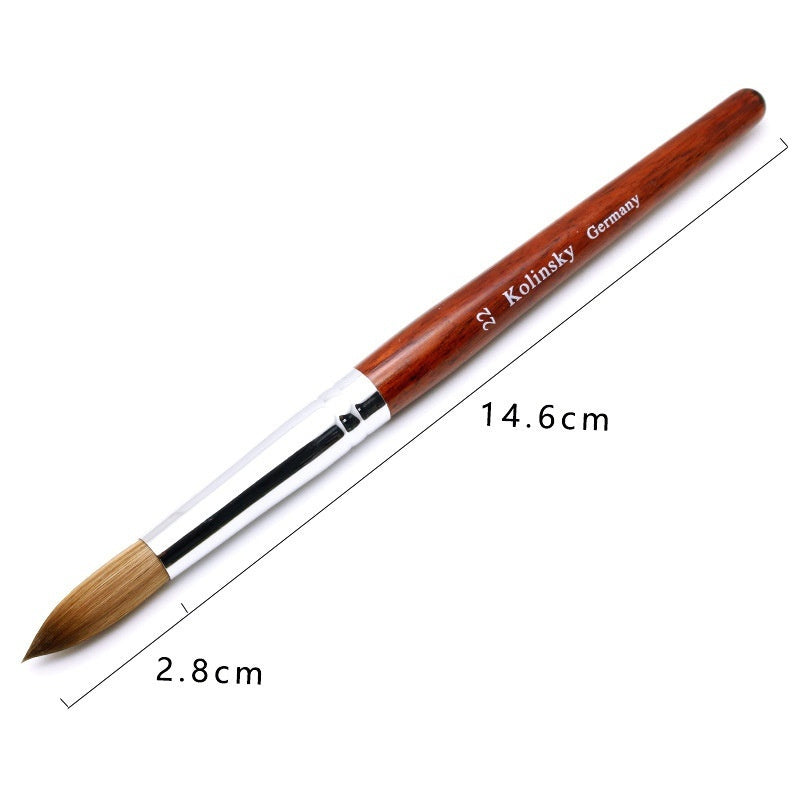 Watercolor Crystal Siberian Mink Crystal Pen