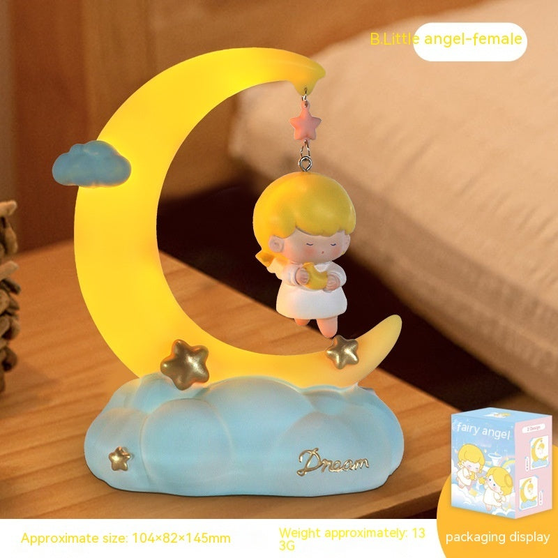 Good Night Little Angel Night Light Stars Moon
