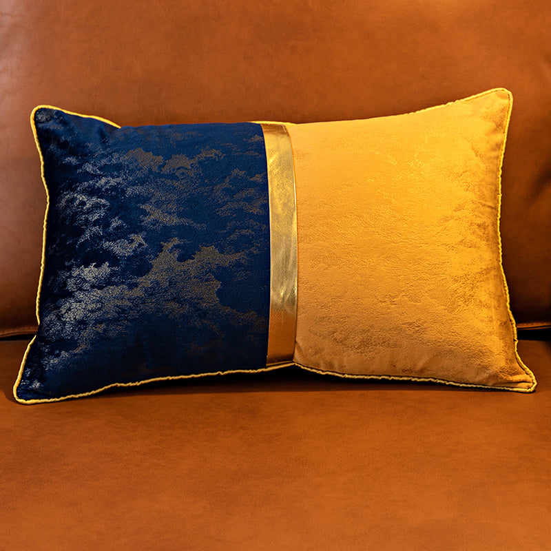 Velvet Solid Colour Cushion Bedside Backrest