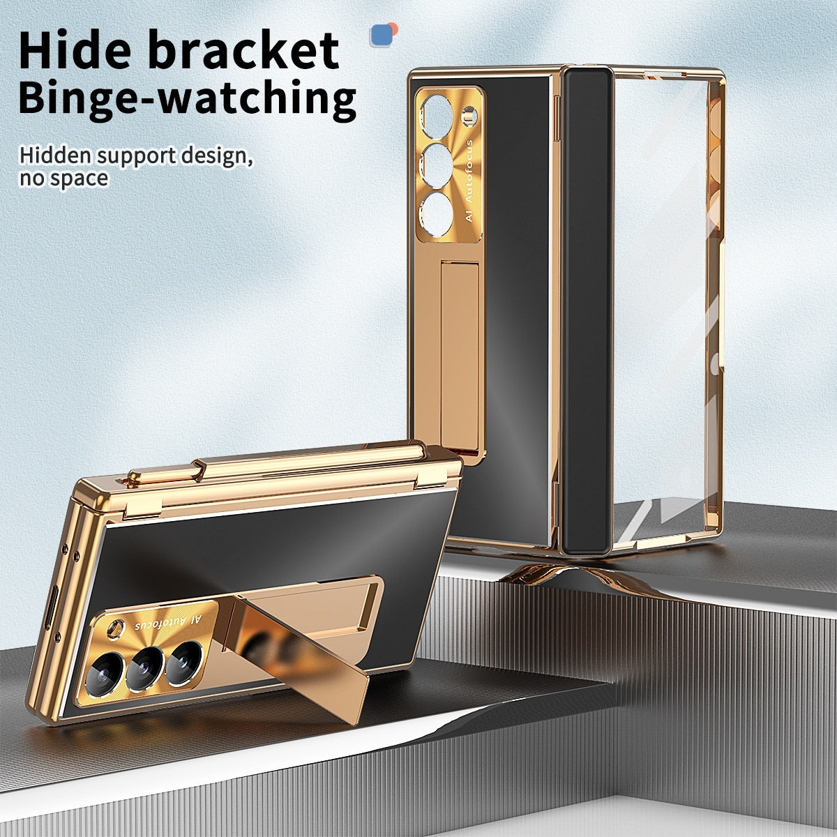 Phone Case Aluminum Alloy Gemel Folding
