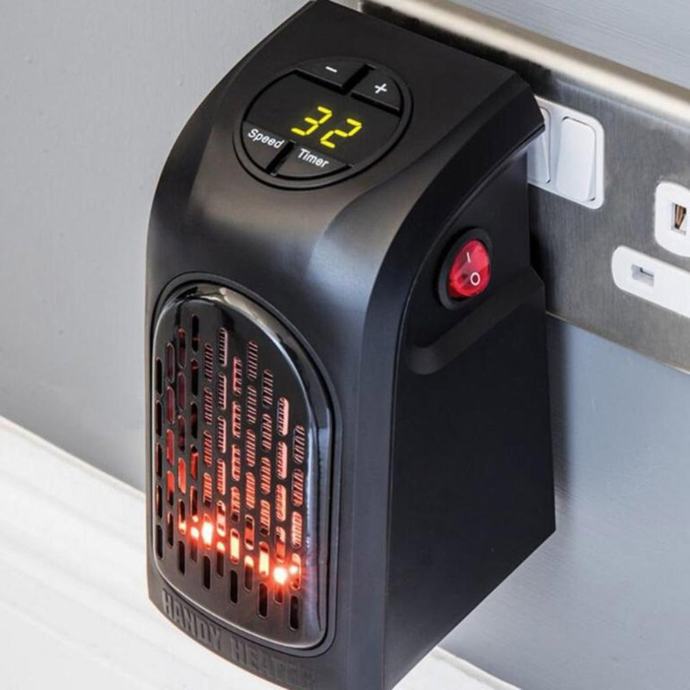 Chauffage d'appoint électrique, mini radiateur mural en céramique pour maison, bureau et camping