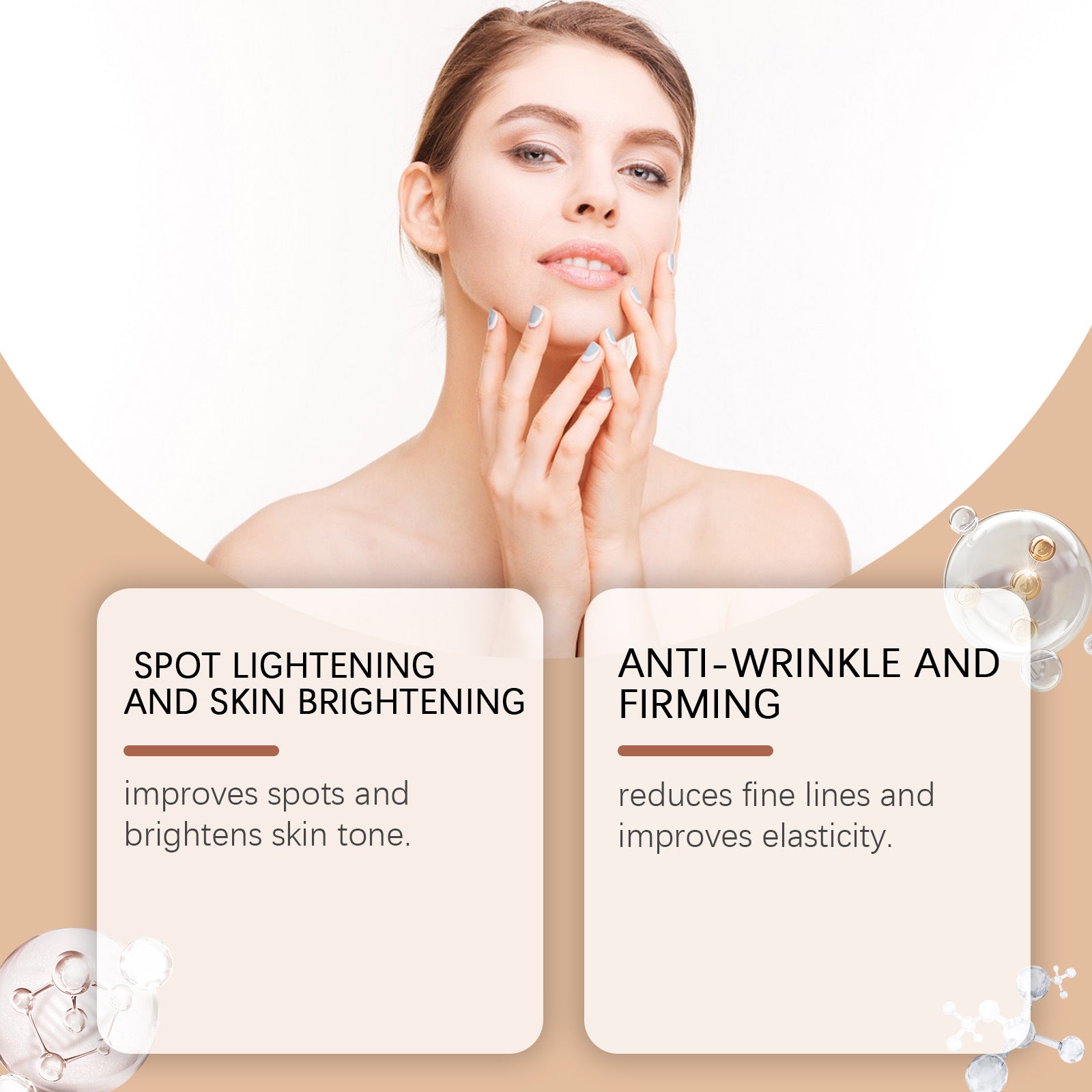 Fading Wrinkle Compact And Delicate Skin Care Facial Mask