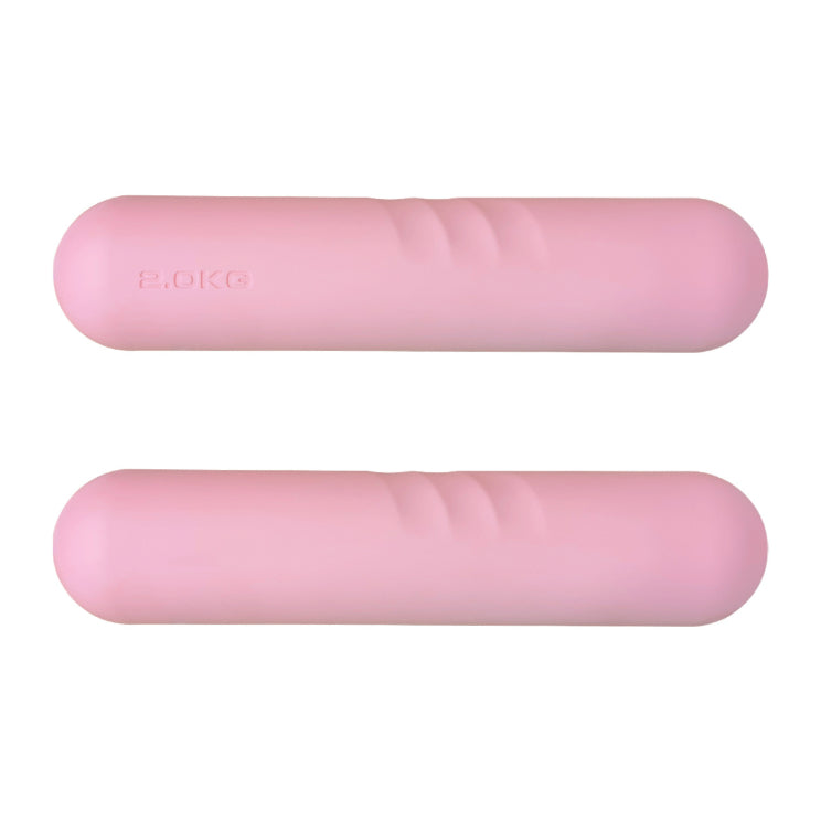 Silicone Edging Non-slip Hand-drawn Yoga Dumbbell Stick