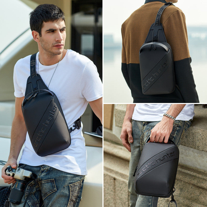 New Men's Chest Bag Creative Storage Single Shoulder Messenger Bag