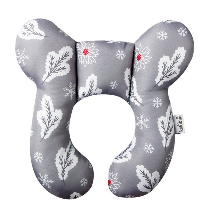Oreiller pour bébé, lit de bébé, siège de sécurité en U, protège-nuque, oreiller de poussette fixe stéréotypé