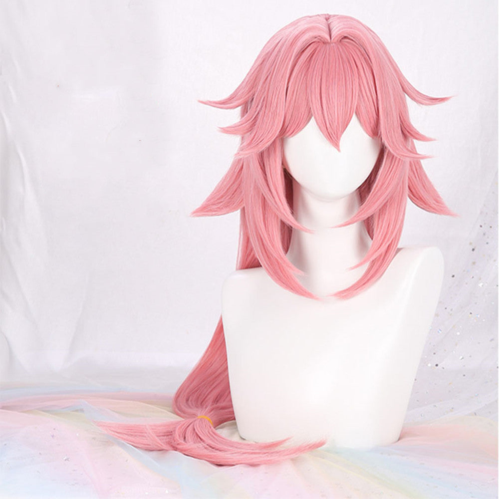 Wig Simulation Solid Color Scalp Warped On Both Sides
