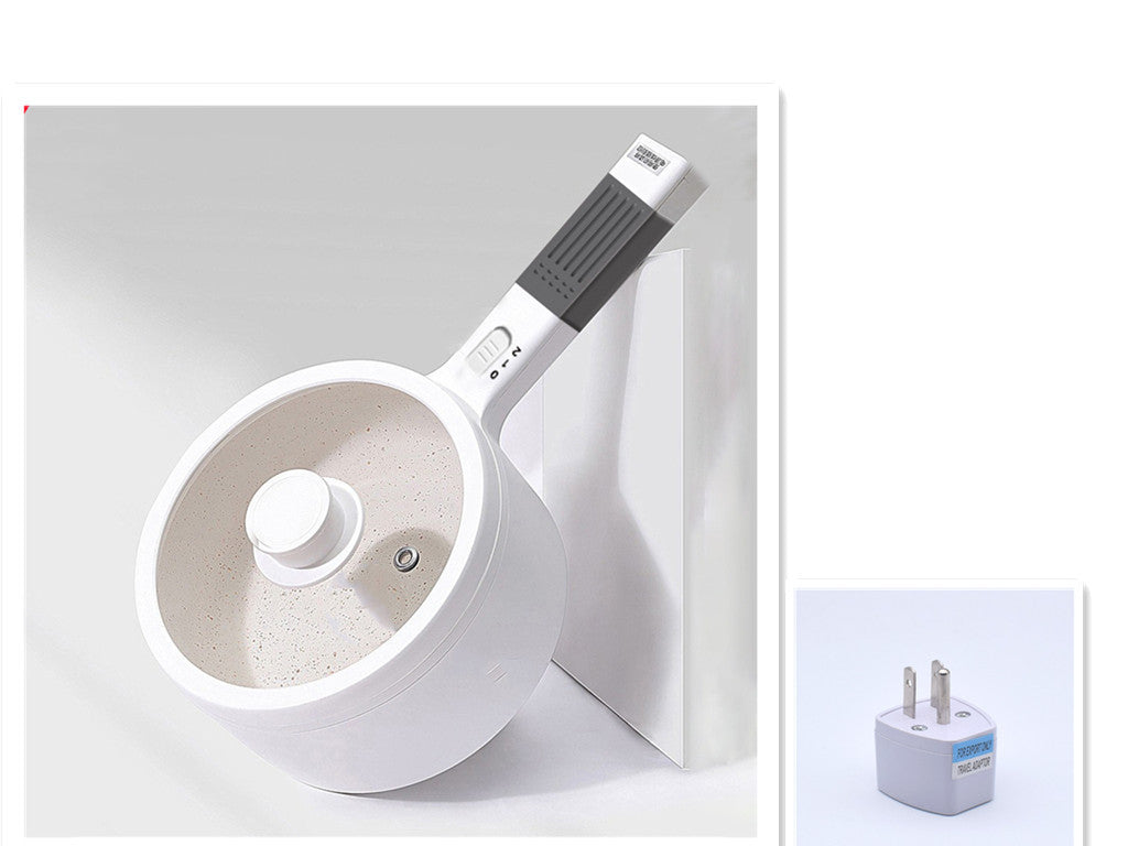 Cuisinière électrique blanche multifonctionnelle pour étudiants, bol à nouilles chaud
