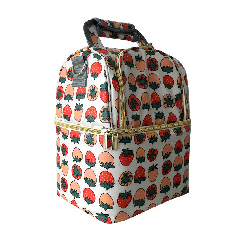 Sac à Langer Sac Isotherme Biberon Sac Rangement Maman pour Affaires de Bébé Accessoires Poussette