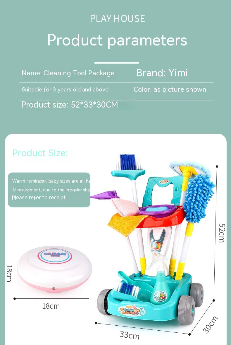 Children's Sweeping Toy Combination Suit Play House