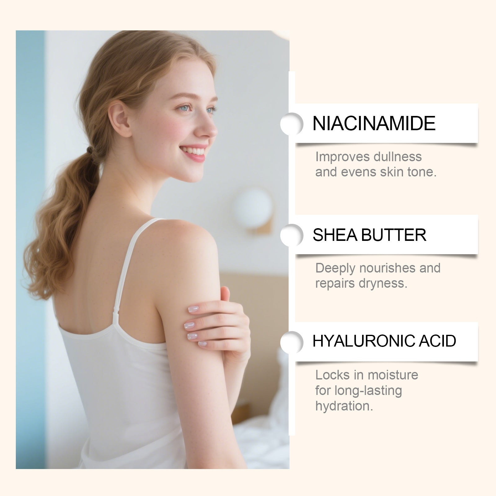 Daily Moisturizing Skin Nourishing And Hydrating Refreshing Non-sticky Body Lotion