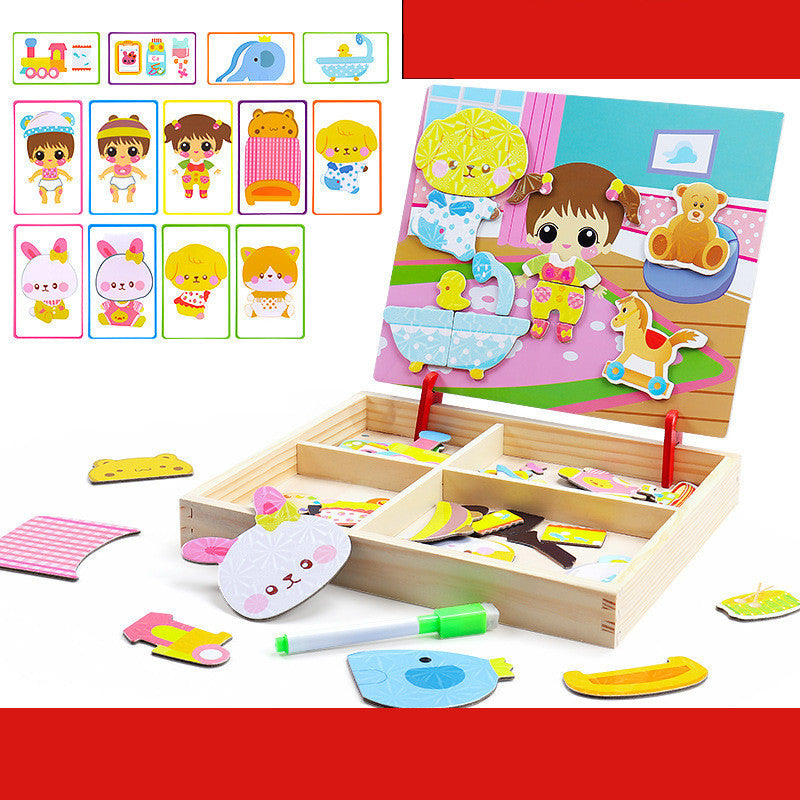 Character Five Senses Magnet Early Learning Educational Toys