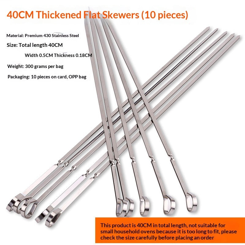 Stainless Steel Barbecue Skewers BBQ Tools