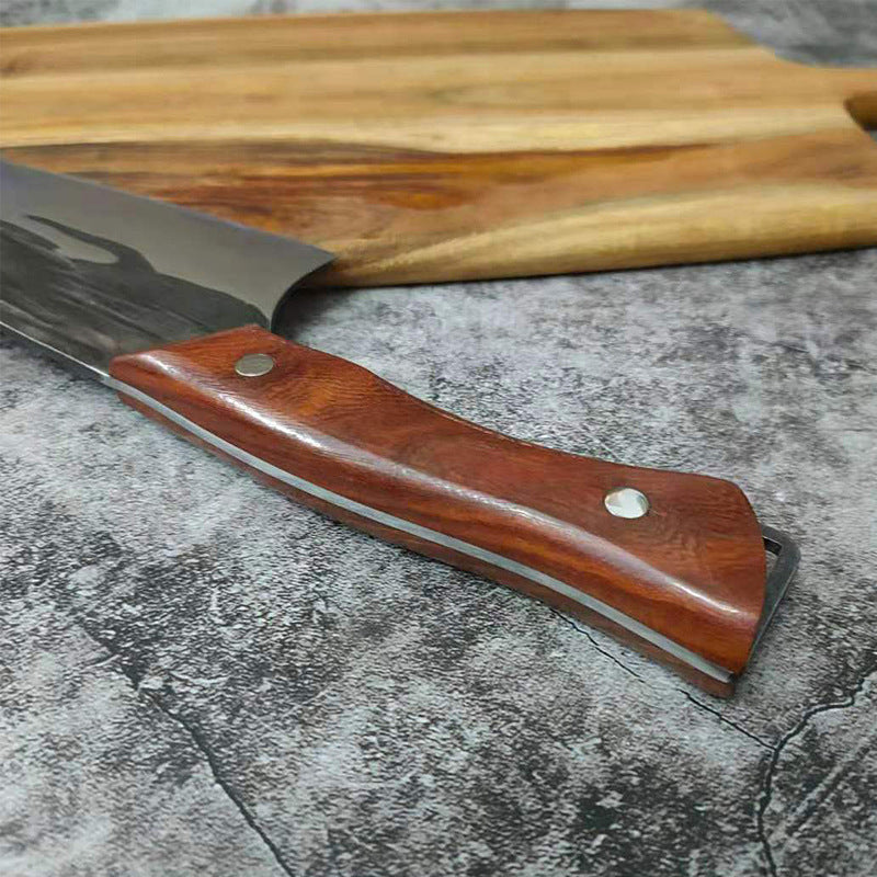 Forged Hammered Stainless Steel Kitchen Knife
