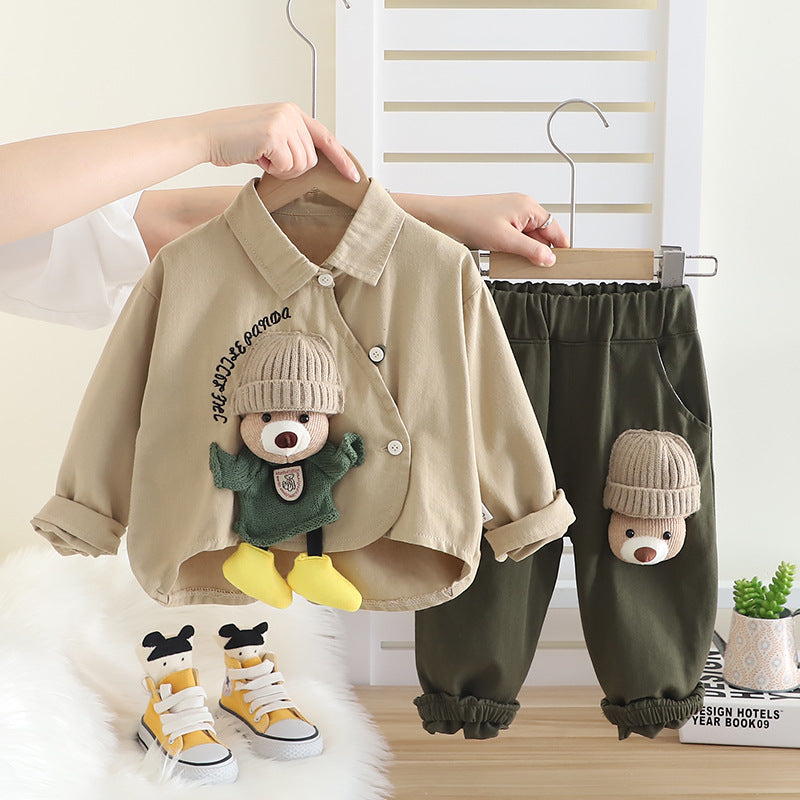 Baby Western Style Fashion Spring Clothing Suit