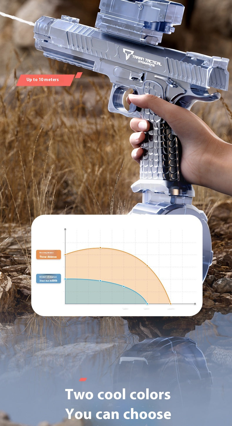 Electric With Light Water Gun Electric Continuous Hair Water Pistols