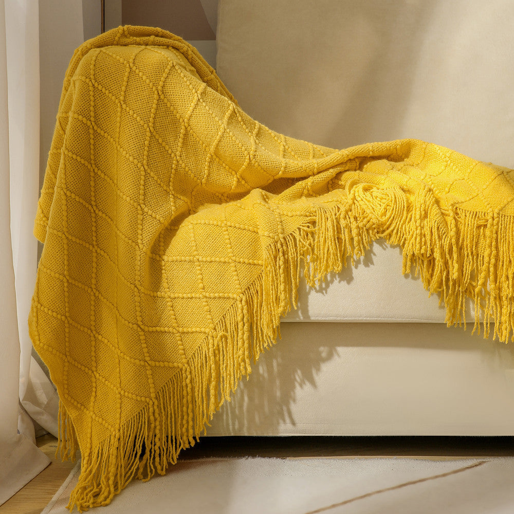 Knitted Blanket Sofa Cover Cover Blanket Office Air Conditioner