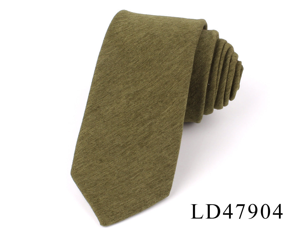 Suede Narrow 6cm Candy Suit Accessories Tie