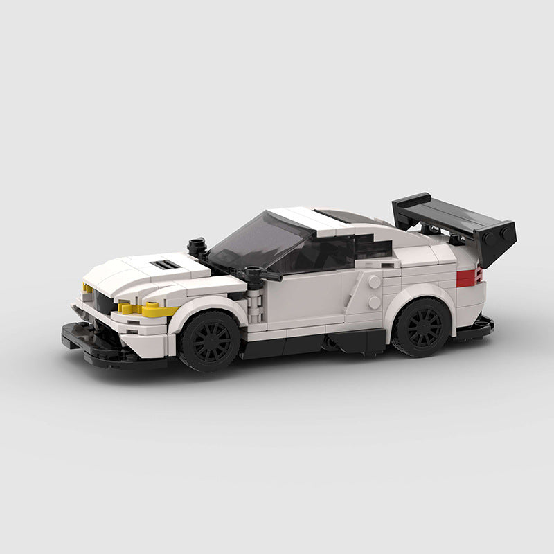 Running Car Building Block Small Particle MOC Puzzle Technology DIY Toy