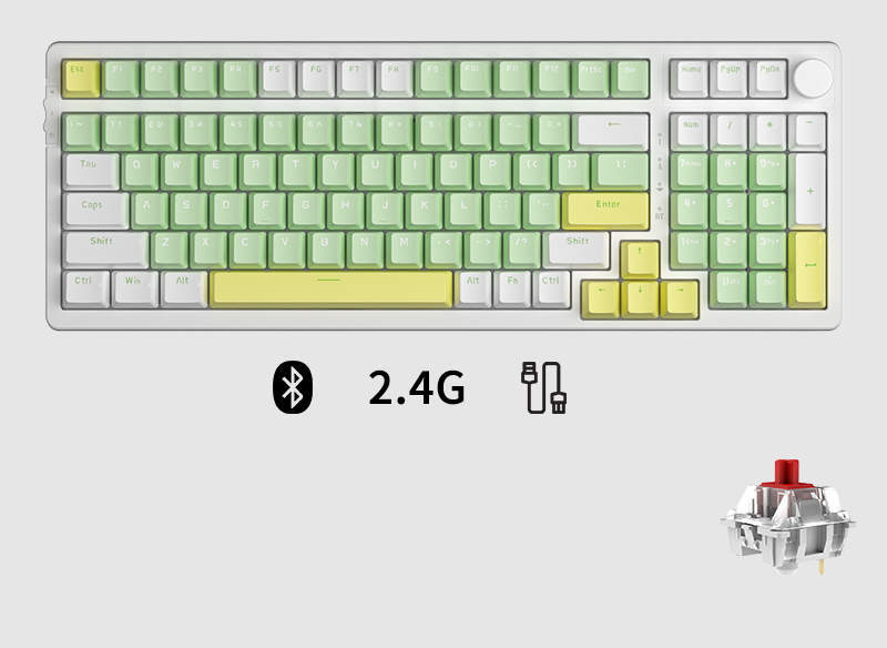 Three-mode Mechanical Keyboard Wireless Customization