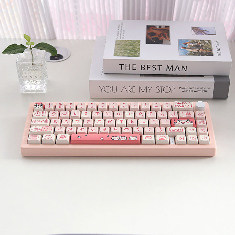 Meow Meow MDA Height Mechanical Keyboard Keycaps
