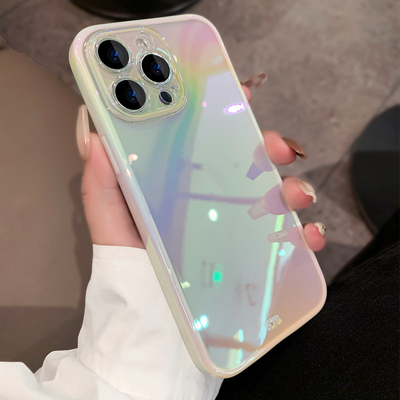 Laser Colorful Purple Mobile Phone Case