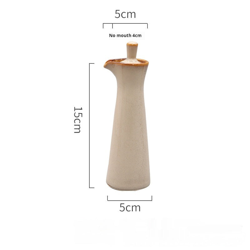 Bouteille d'assaisonnement de style japonais cuite au four