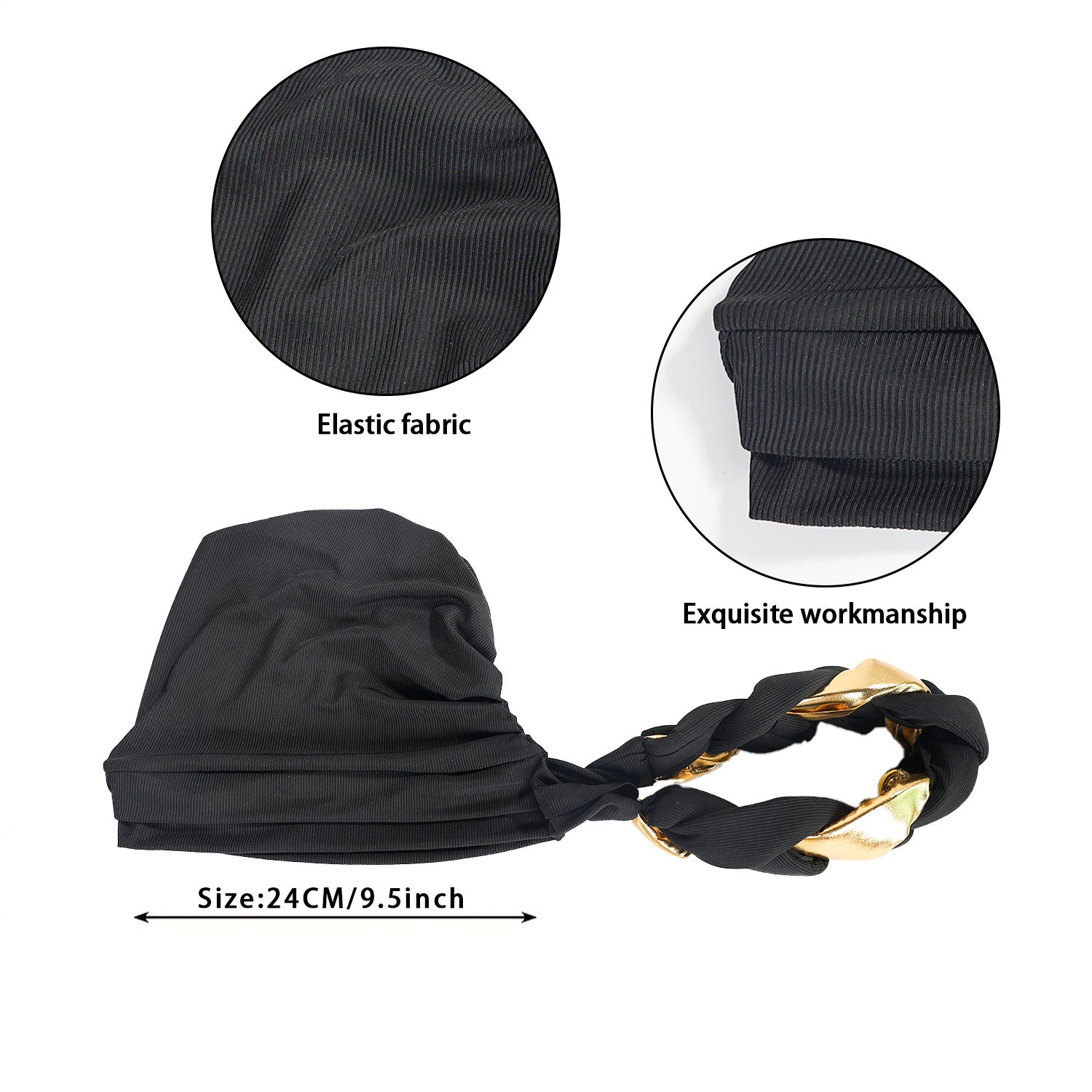 Forehead-crossing Braided Hat European And American Style