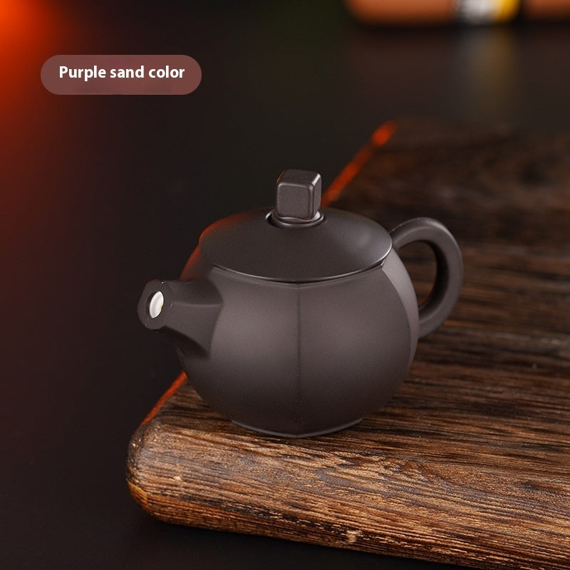 Creative Purple Clay Pot Lighter Rotating Decompression