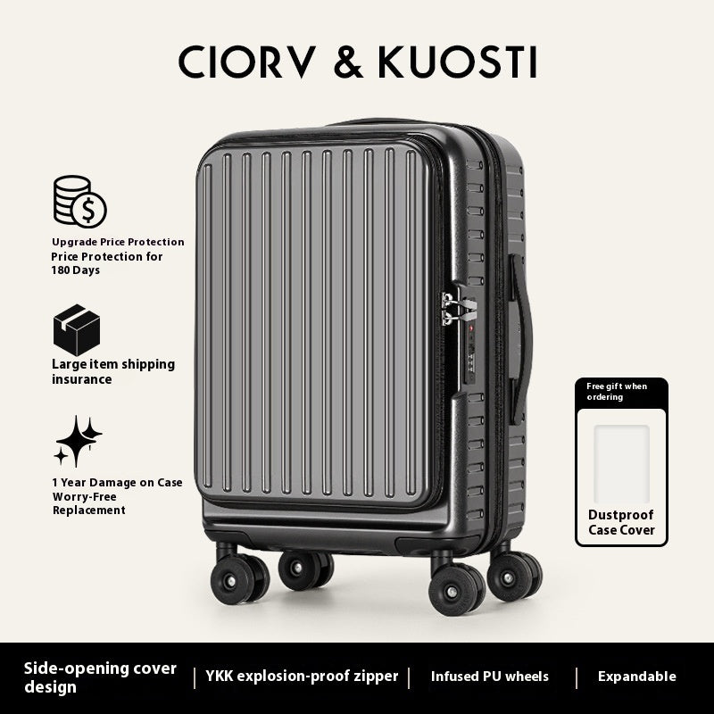 Boarding Password Travel Expandable Large Capacity Side Open Trolley Case