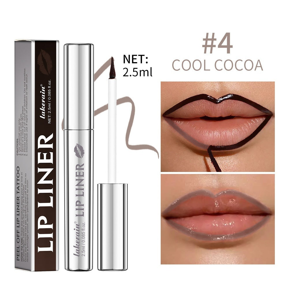 Matte Finish Pointed Toe Tear And Pull Lip Liner