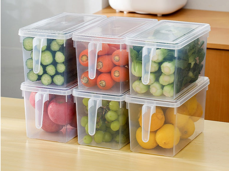 Refrigerator Hand - Held Multigrain Storage Box With Handle